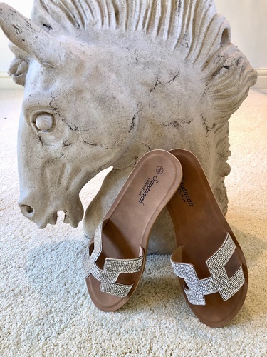 Savannah Diamanté Sandal Silver