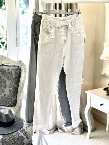 Dee 4 way Stretch Magic Trouser Grey
