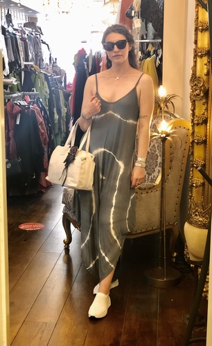 Tie Dye Jumpsuit Grey