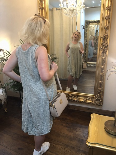 Shift Dress Light Khaki
