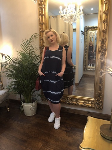 Strike Dress Navy