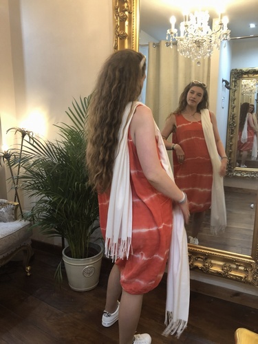 Strike Dress Strawberry