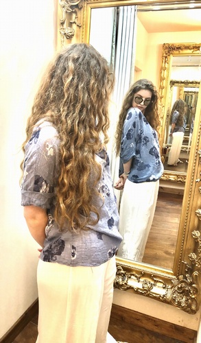 Poppy Teeshirt Denim Blue