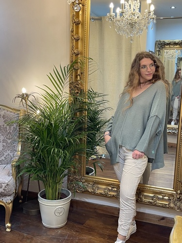 Designer Inspired Asymmetrical Knit Tiffany
