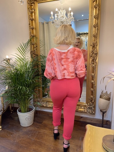 Soft Ripple Necklace Top Coral