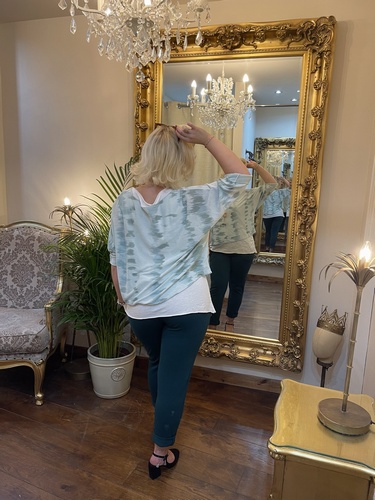Soft Ripple Necklace Top Mint