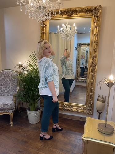 Soft Ripple Necklace Top Mint