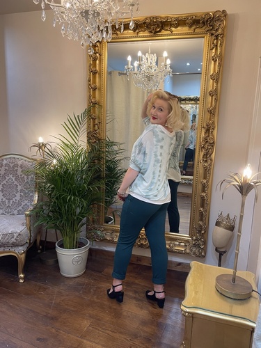 Soft Ripple Necklace Top Mint