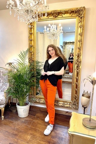 Super Soft Joggers Burt Orange