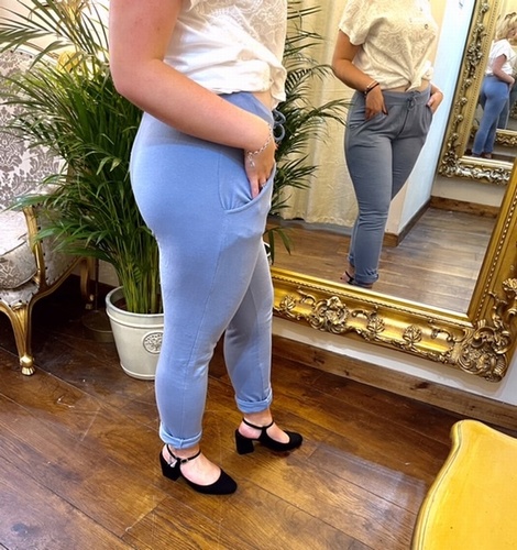 Super Soft Joggers Baby Blue