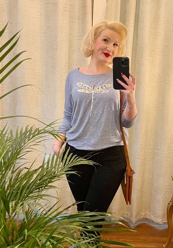 Dragon fly top blue