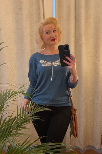 Dragonfly Top Teal