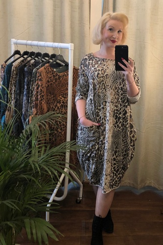Leopard dress Stone