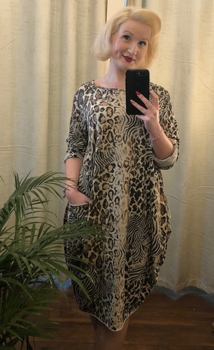 Leopard dress Stone