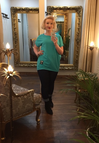 Label Tee Teal