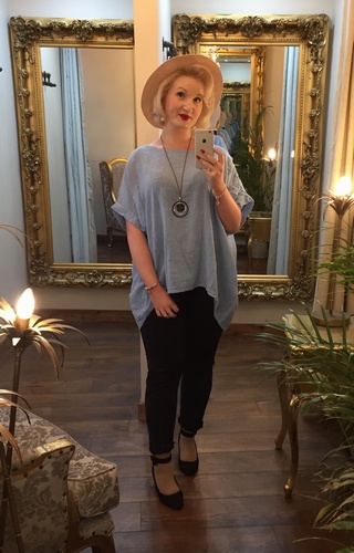 DD Necklace Baby Blue