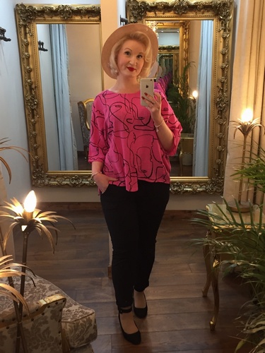 Face Top Cerise