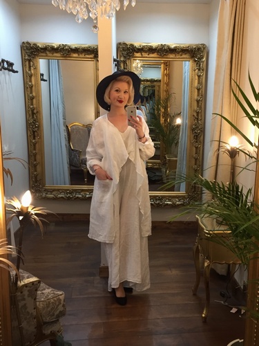 Pure Linen Jacket White
