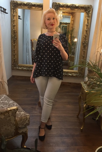 Spot Tee Navy
