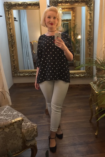 Spot Tee Navy