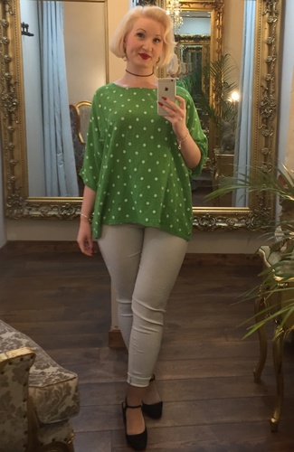 Spot Tee Apple Green