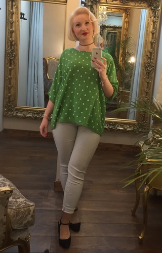 Spot Tee Apple Green