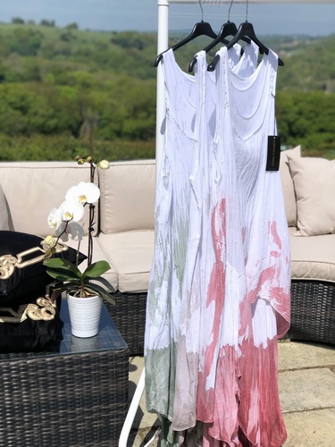Hand Dyed Dress Mushroom