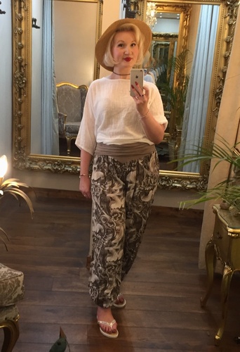 Harem Trousers Brown