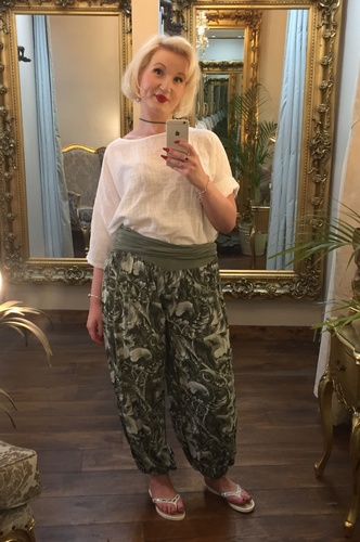 Harem Trousers Khaki