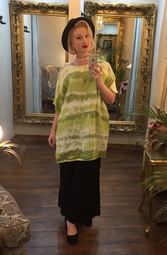 Pure Linen Tunic Lime