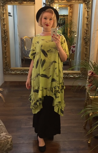 Feather Tunic Green