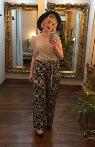 Aztec Trousers Navy
