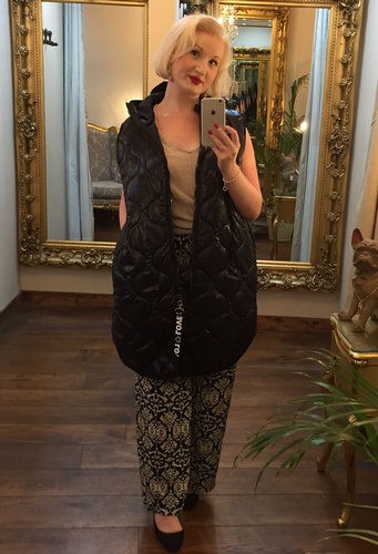 Hooded Gilet Navy