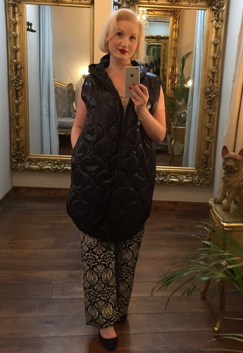 Hooded Gilet Navy