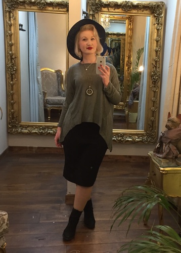 Necklace Top  khaki