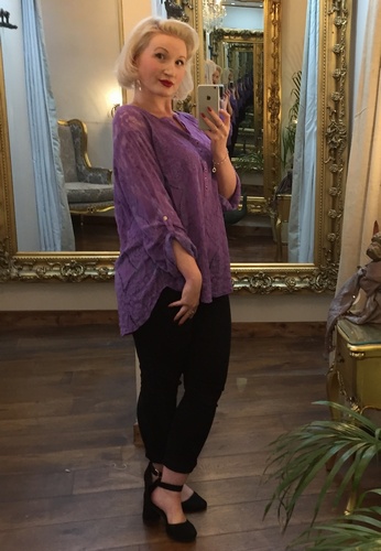 Donna Top Purple