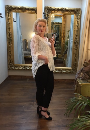 Donna Top White