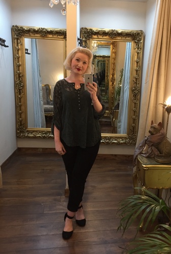 Donna Top Charcoal