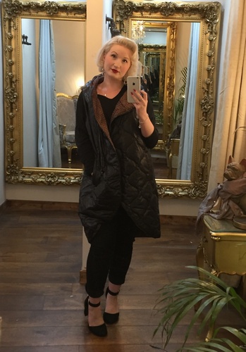 Designer Inspired Gilet Black