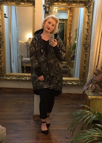 Print Jacket Khaki