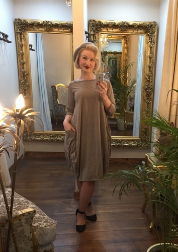 Pkt Dress Mocha