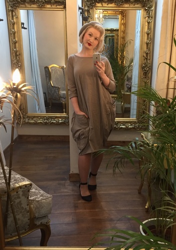 Pkt Dress Mocha