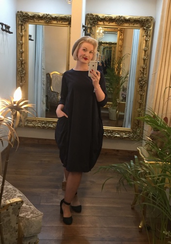 Pkt Dress Navy