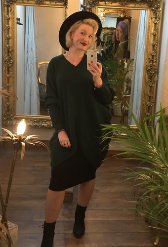 Tick Tail Knit Green