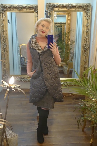 Designer Inspired Gilet Grey