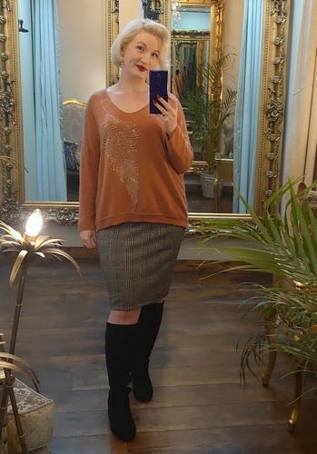 Feather soft Touch Knit Orange