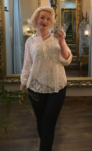Donna Top White