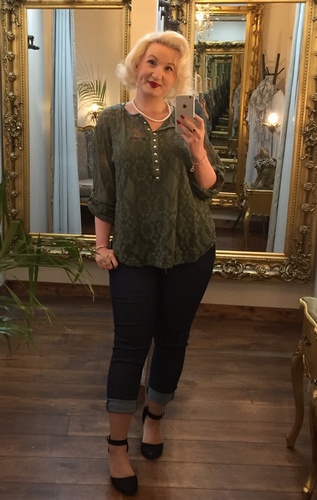 Donna Top khaki
