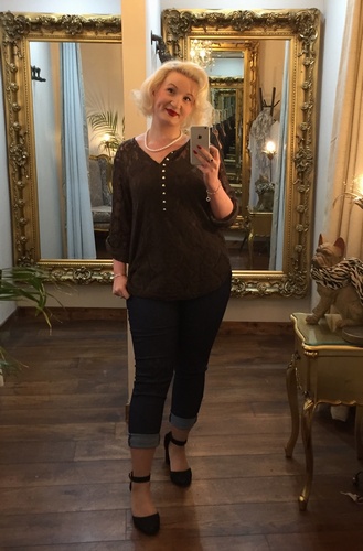 Donna Top Brown