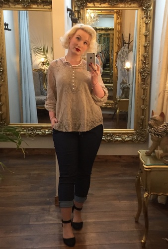 Donna Top Beige